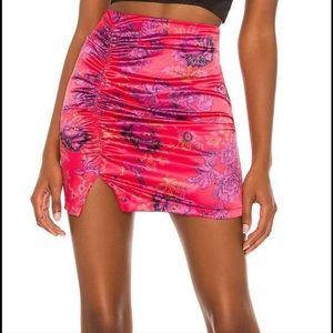 Free People Avas Printed Mini Skirt